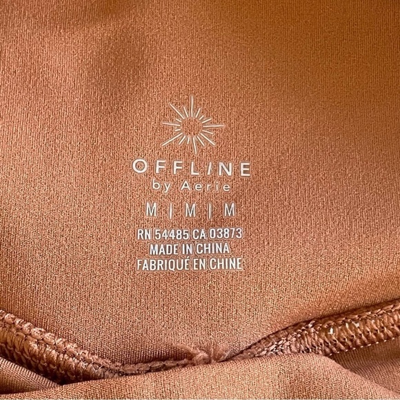 Offline By Aerie Skort M Tennis Golf Pocket On Waistband Burnt Orange - Picture 2 of 8